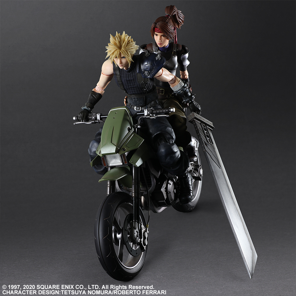 [Pre-Order] Play Arts -Kai- Final Fantasy VII Remake - Cloud, Jessie & Motorcycle